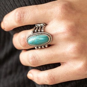 TURQUOISE OBLONG RING